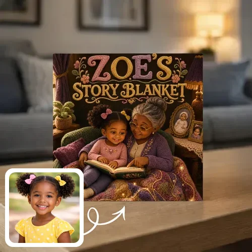 Personalized storybook - Zoe's Story Blanket - Genie in a Book